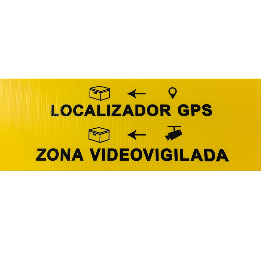 Foto: Cartel Zona Videovigilada